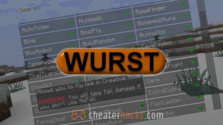 Wurst: The Hacked Minecraft Client Download